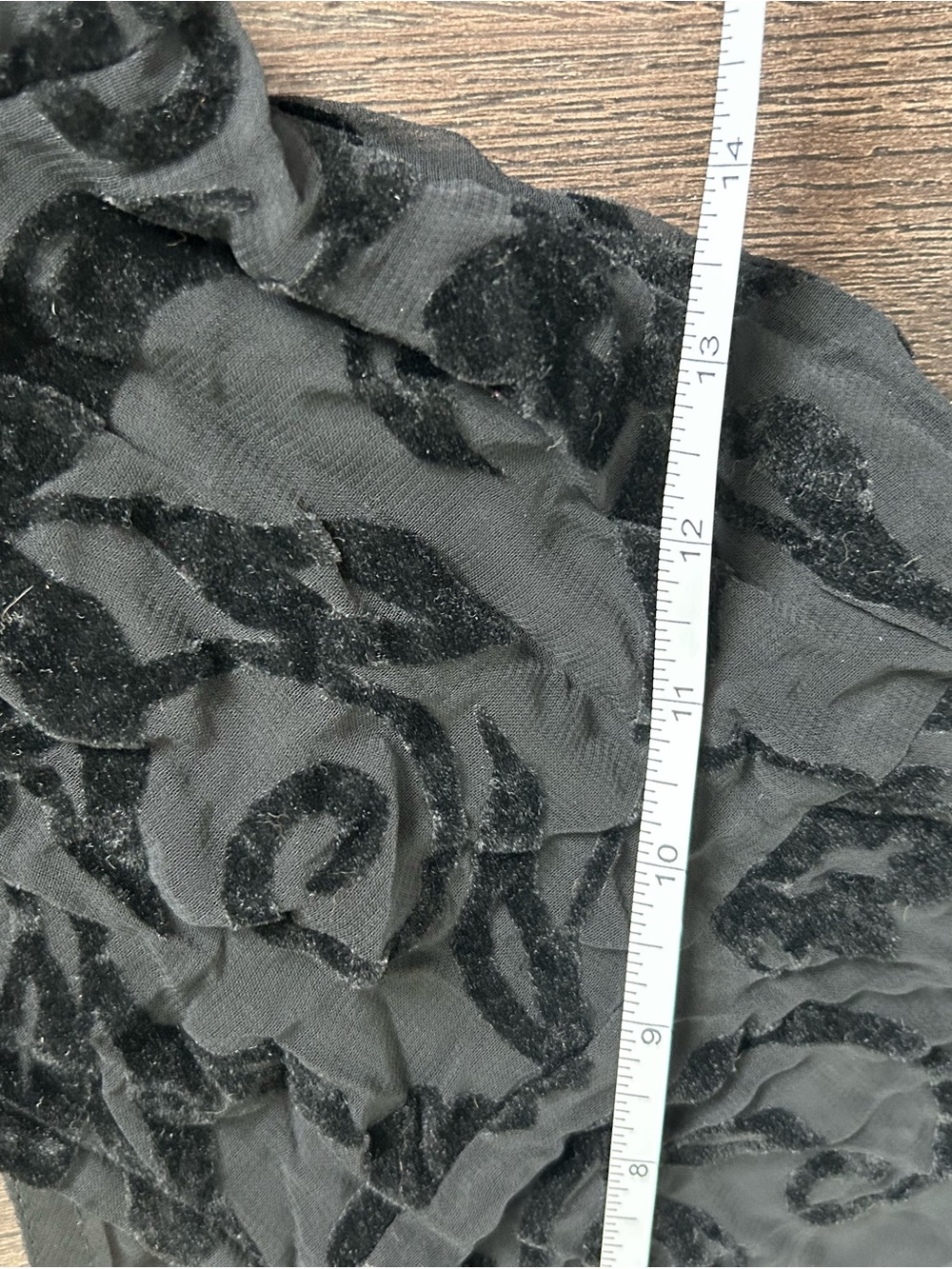 Anna Sui goth runway Floral Velvet Maxi Dress  8 - Picture 5 of 16